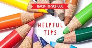 Back to school helpful tips